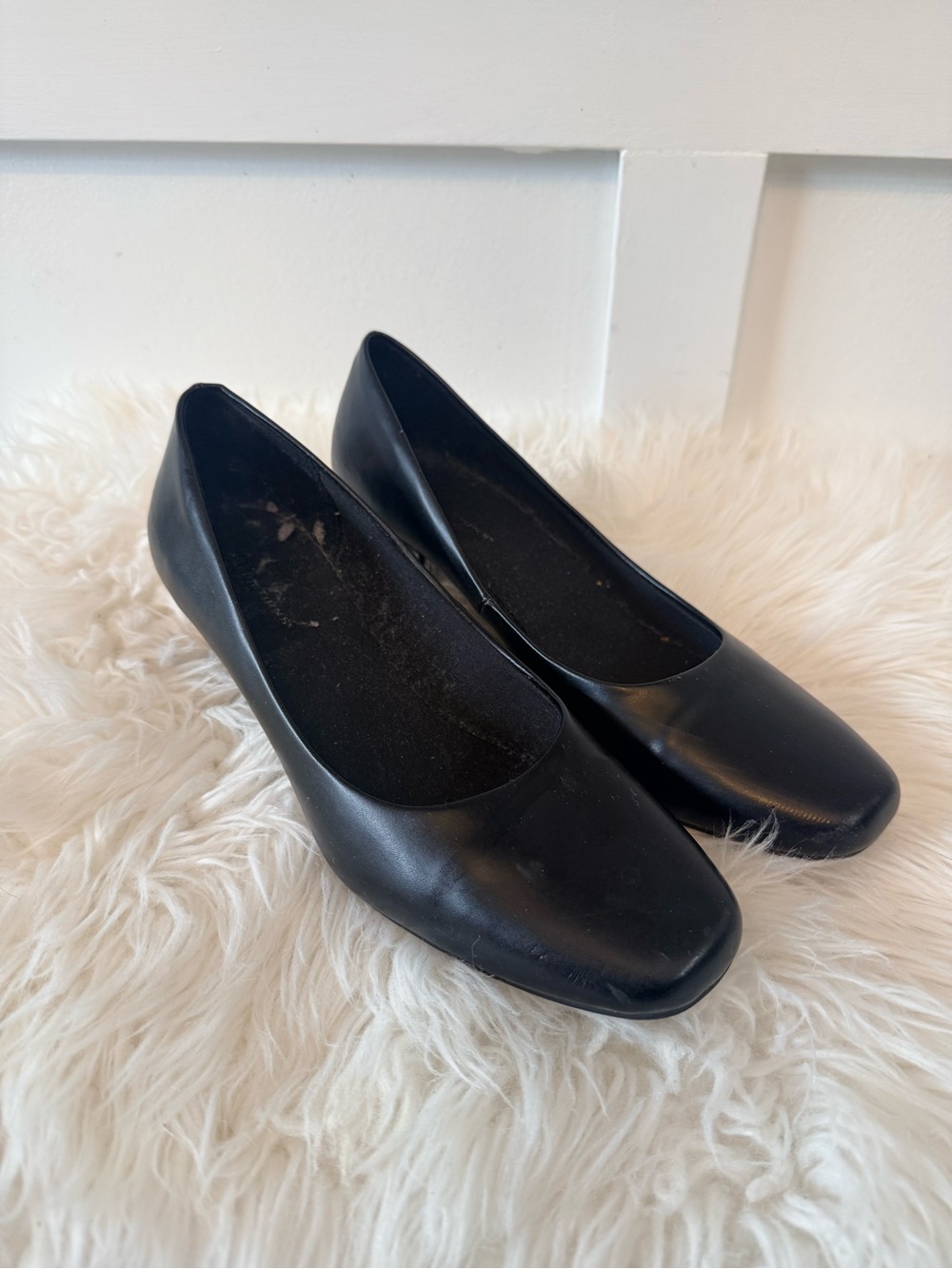 💫10/$25 • Predictions Black Square Toe Heels